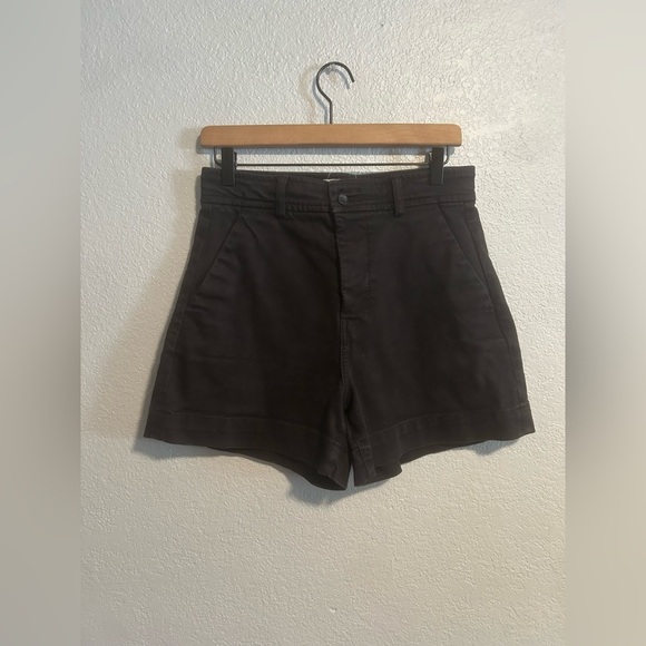 Everlane the way high canvas shorts in black - Picture 5 of 6